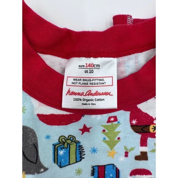 Hanna Andersson Kids Christmas Pajama Set US 10 - Picture 2 of 2